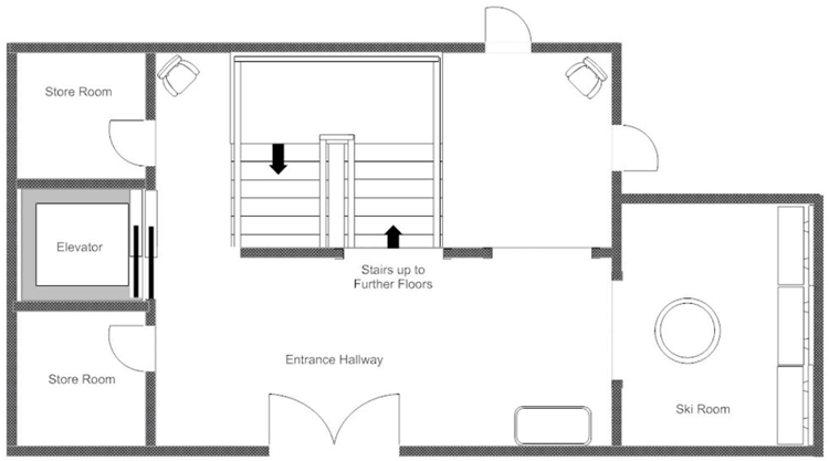 Chalet Bella Coola Verbier Floor Plan 5